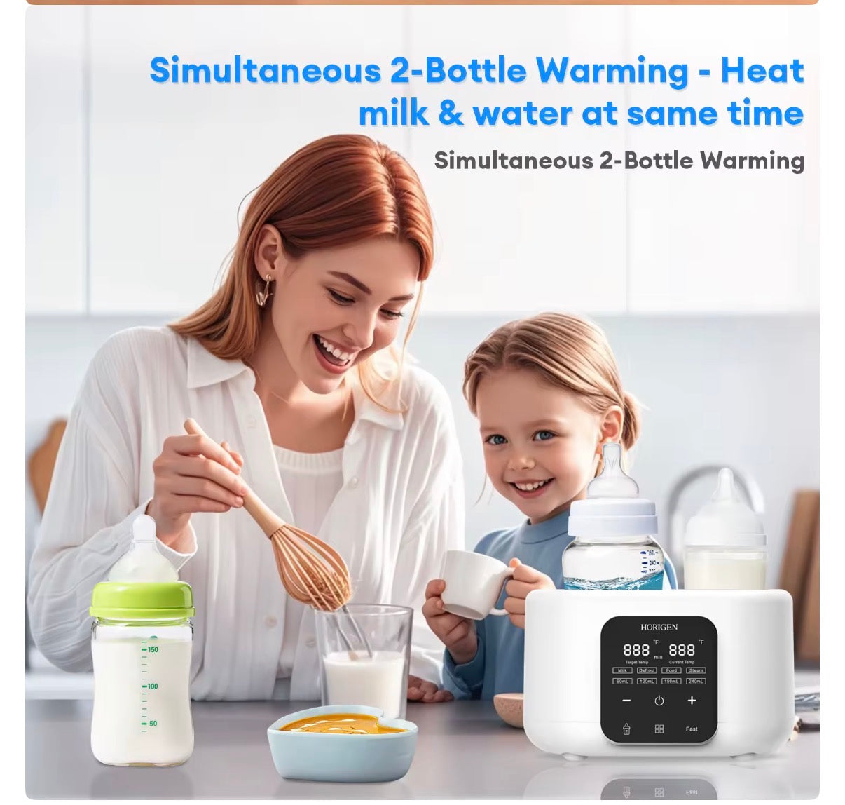 10-in-1 LED Milk Warmer/Sterilizer