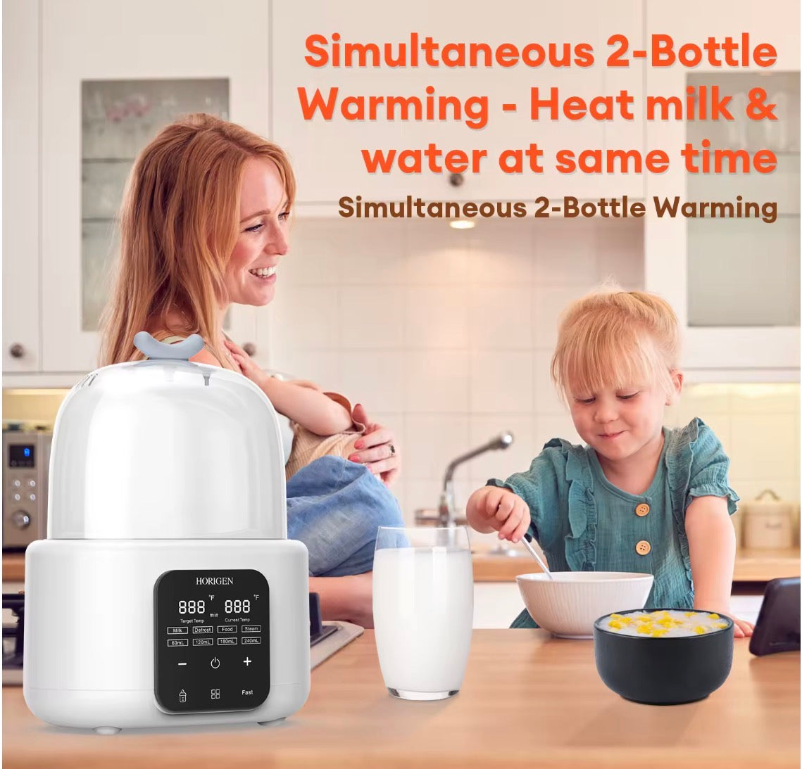 10-in-1 LED Milk Warmer/Sterilizer