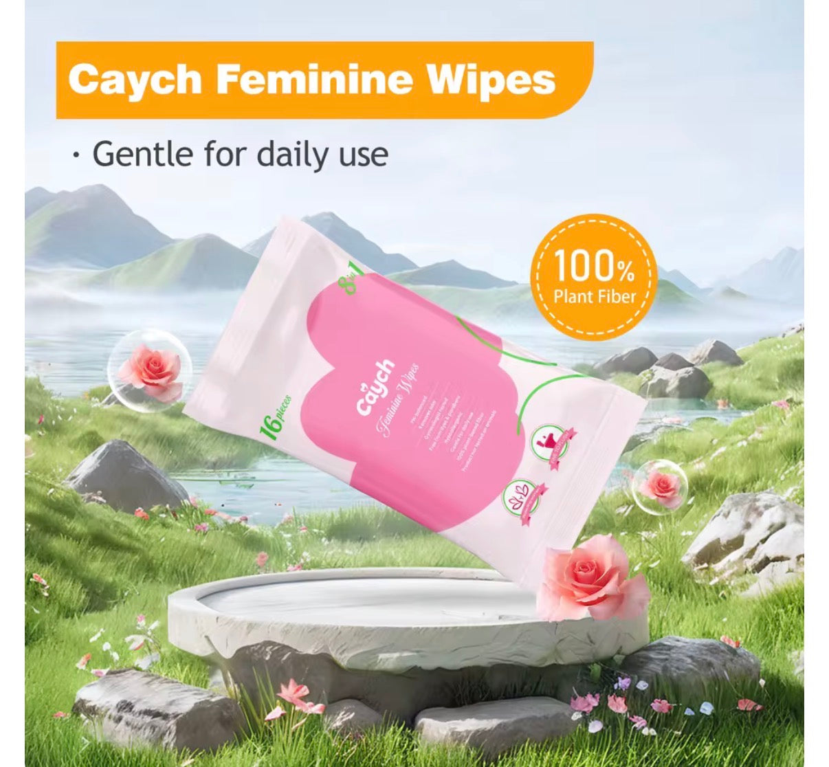 Caych Feminine Postpartum Wipes