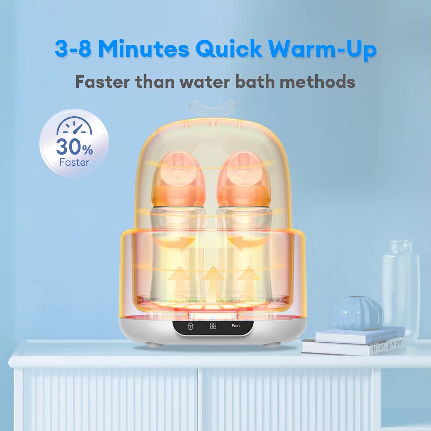 10-in-1 LED Milk Warmer/Sterilizer