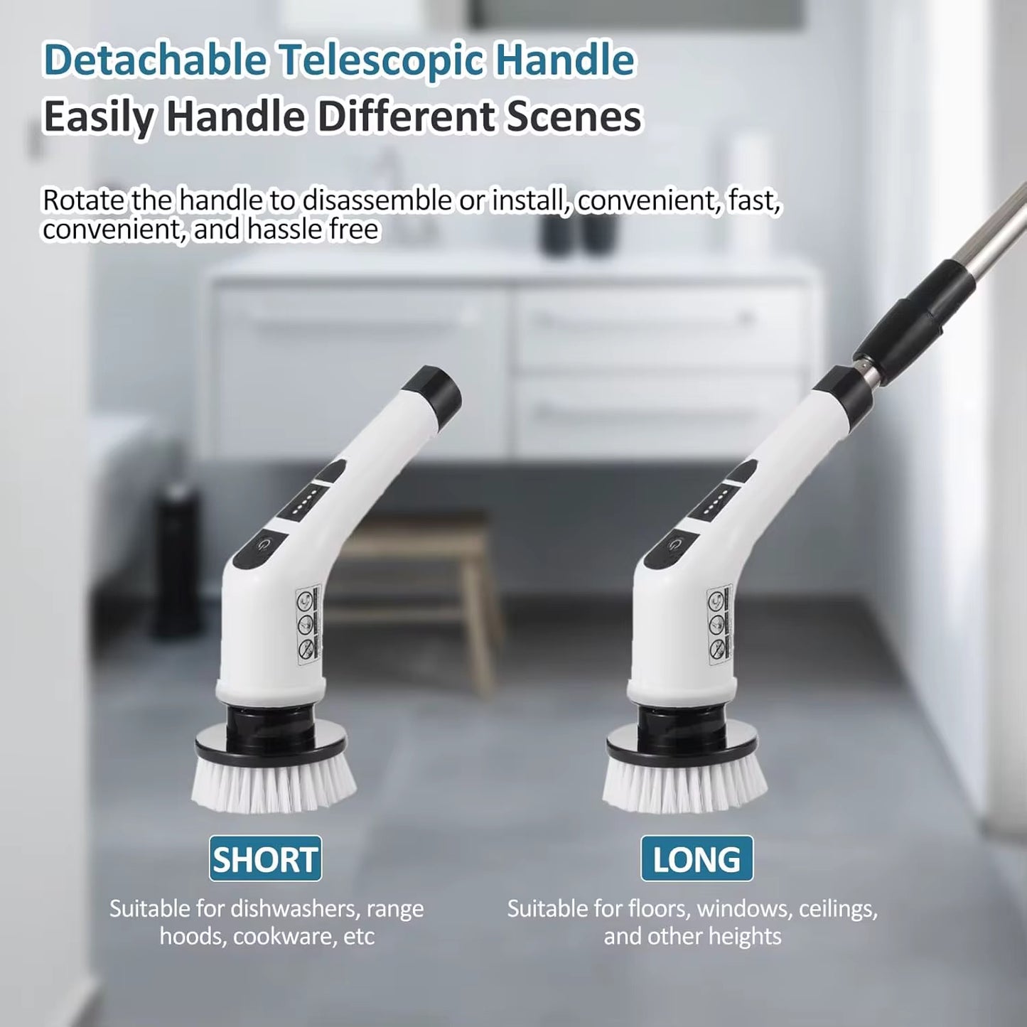 9-in-1 Electric Srubbing Brush