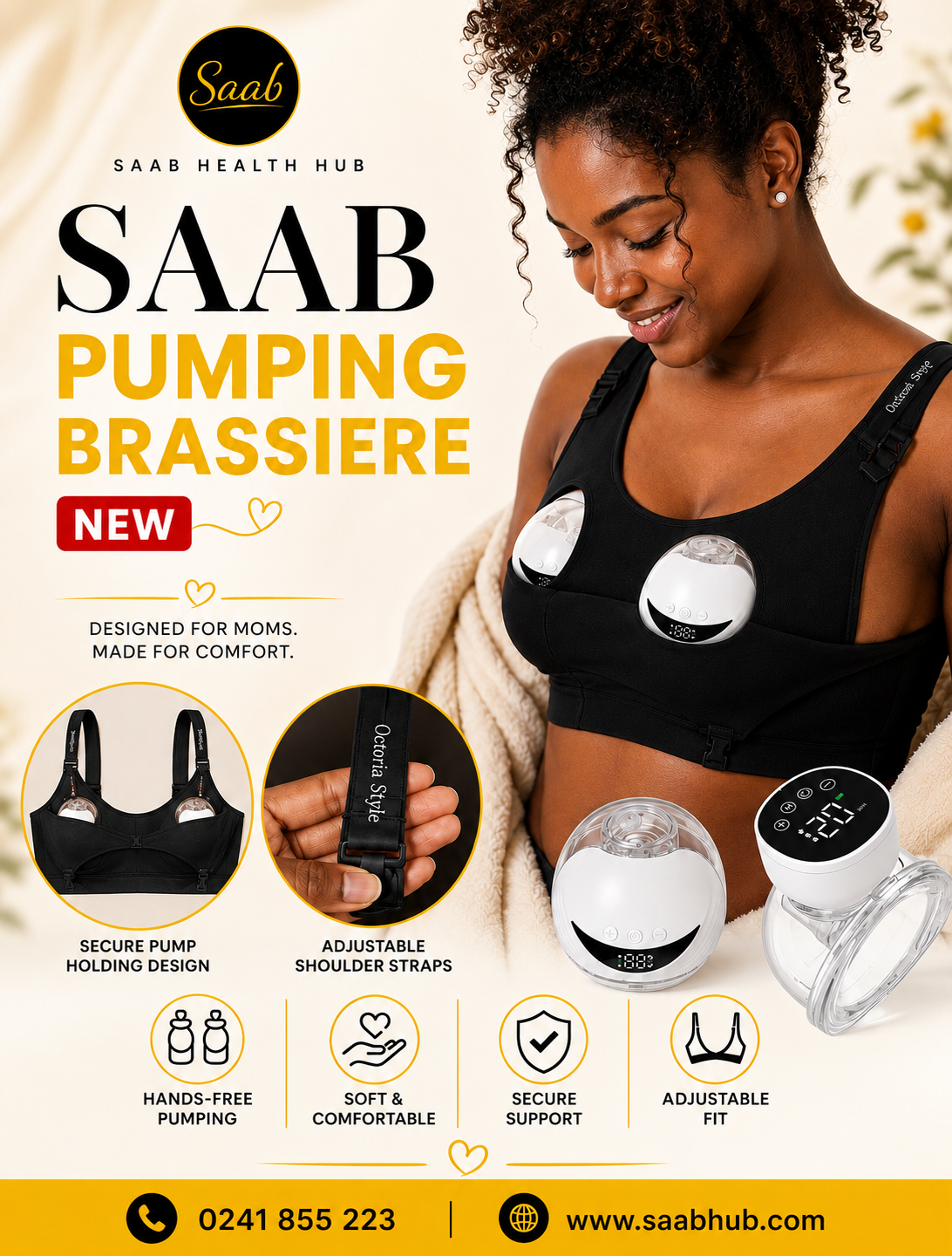 Pumping/ Handsfree Brassiere