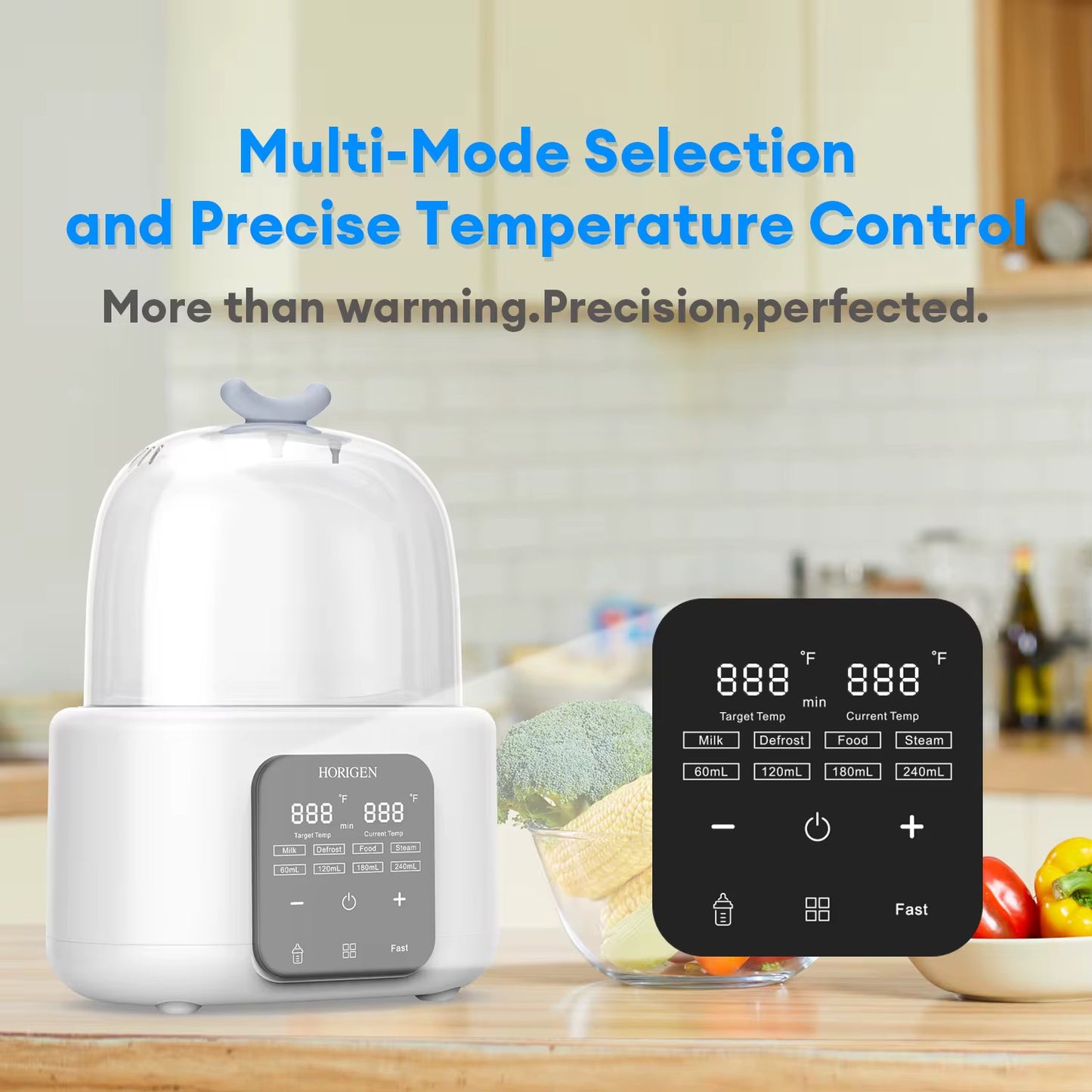 10-in-1 LED Milk Warmer/Sterilizer